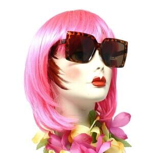 Tortoise Shell Sunglasses Tinted Lens Bold Square Fashion Retro Shades - Hey Viv